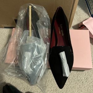 Kate Spade Adore Flats Black